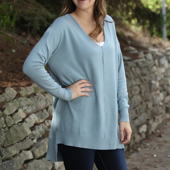 Light blue sweater - Picture 1 of 5